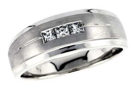 14KT Gold Mens Wedding Ring