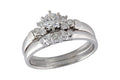 14KT Gold Two-Piece Wedding Set