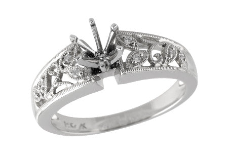 14KT Gold Semi-Mount Engagement Ring