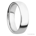 7 mm wide Ultra Comfort (our most comfortable profile) 14K White Gold band