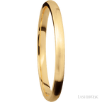 2 mm wide Domed 14K Yellow Gold band