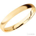 3 mm wide Domed 14K Yellow Gold band