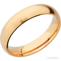 5 mm wide Domed 14K Yellow Gold band