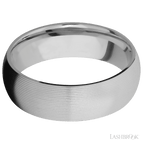 7 mm wide Domed Titanium band