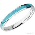 3 mm wide Domed Cobalt Chrome band