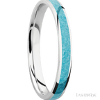 3 mm wide Domed Cobalt Chrome band