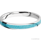 3 mm wide Domed Cobalt Chrome band