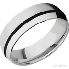 7 mm wide Domed Cobalt Chrome band
