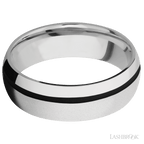 7 mm wide Domed Cobalt Chrome band
