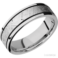 7 mm wide Flat Cobalt Chrome band
