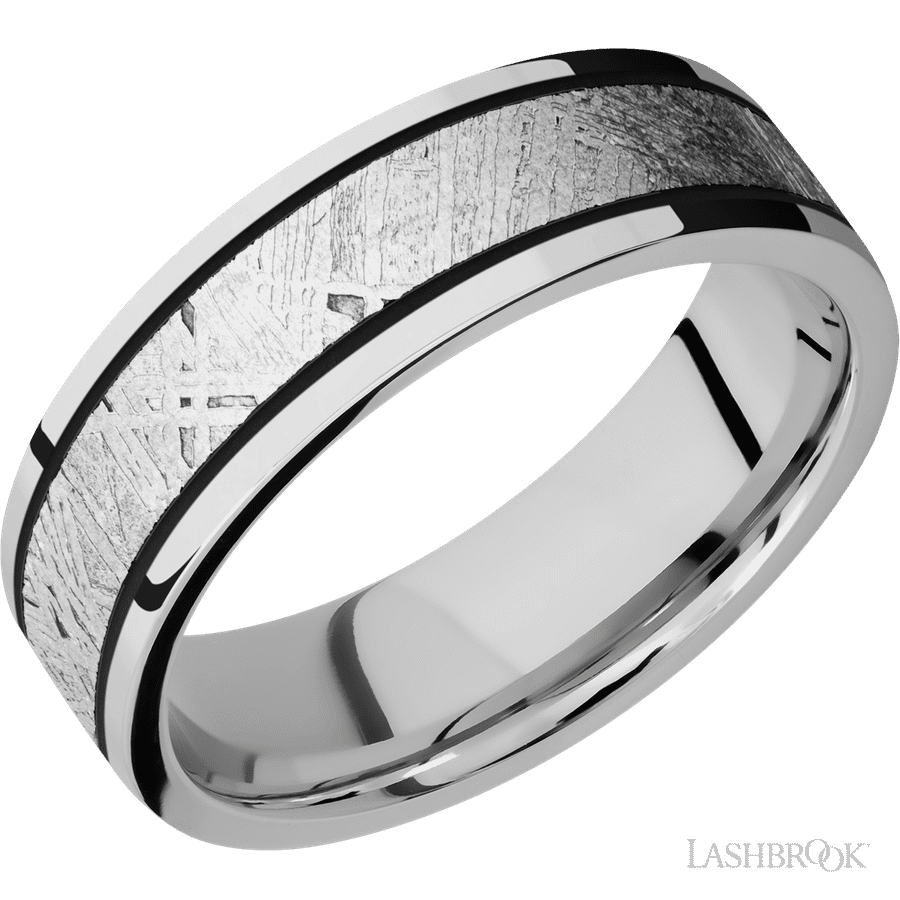 7 mm wide Flat Cobalt Chrome band