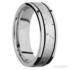 7 mm wide Flat Cobalt Chrome band