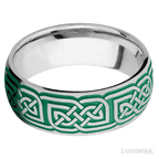 8 mm wide Domed Cobalt Chrome band