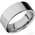 8 mm wide Flat Cobalt Chrome band