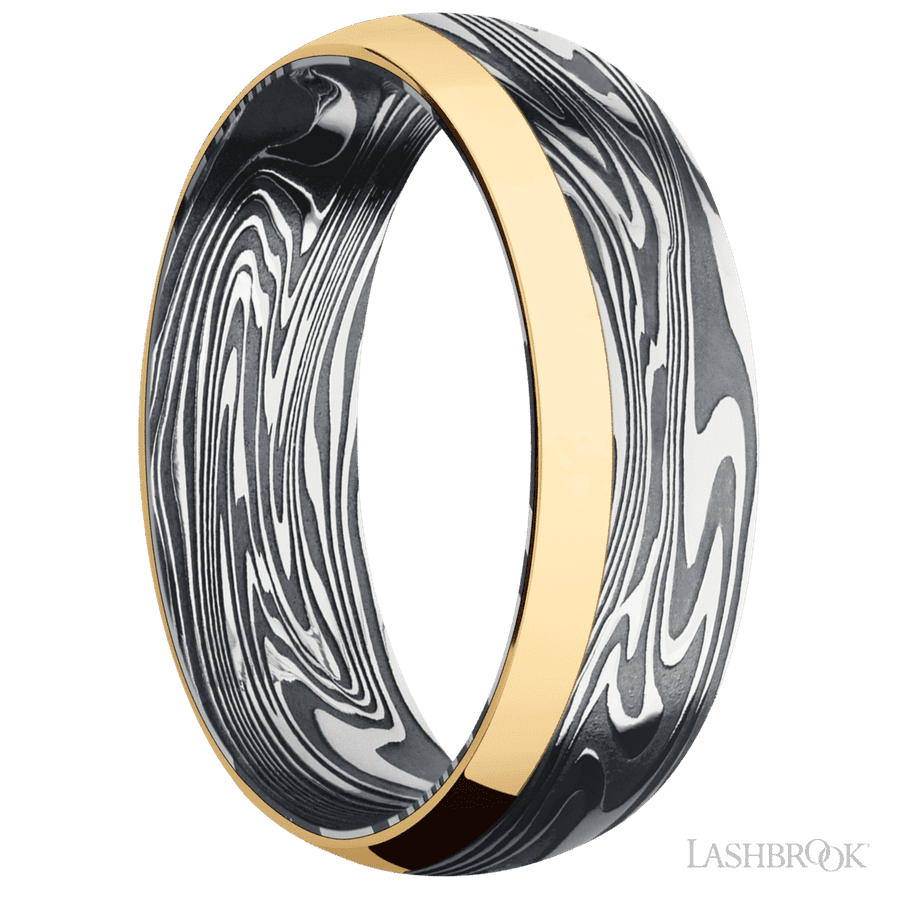 7 mm wide Domed Kinetic band