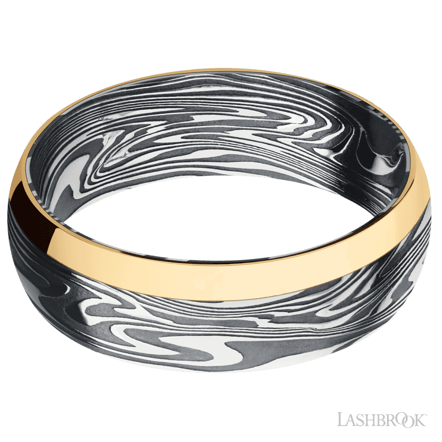 7 mm wide Domed Kinetic band