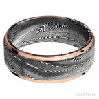 8 mm wide Flat Grooved Edges Tightweave band