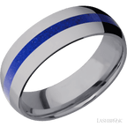 7 mm wide Domed Tantalum band