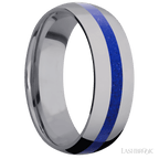 7 mm wide Domed Tantalum band