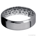 7 mm wide High Bevel Tantalum band