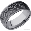 9 mm wide Domed Tantalum band