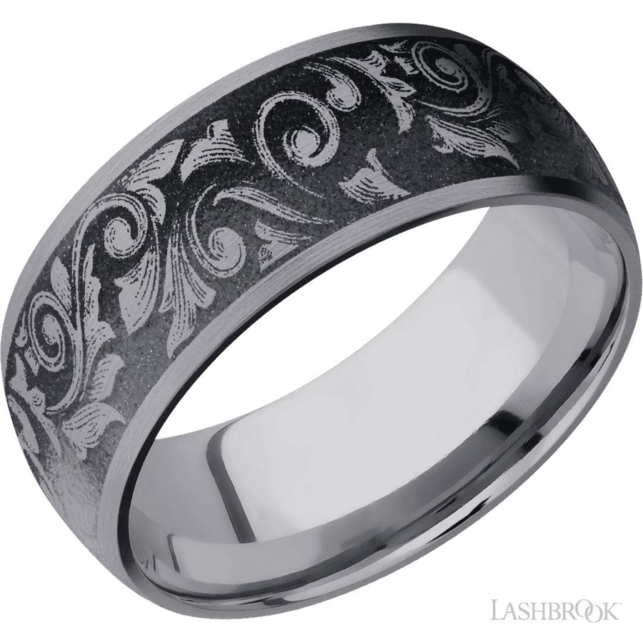 9 mm wide Domed Tantalum band