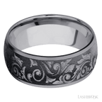 9 mm wide Domed Tantalum band