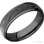 6 mm wide Domed Zirconium band