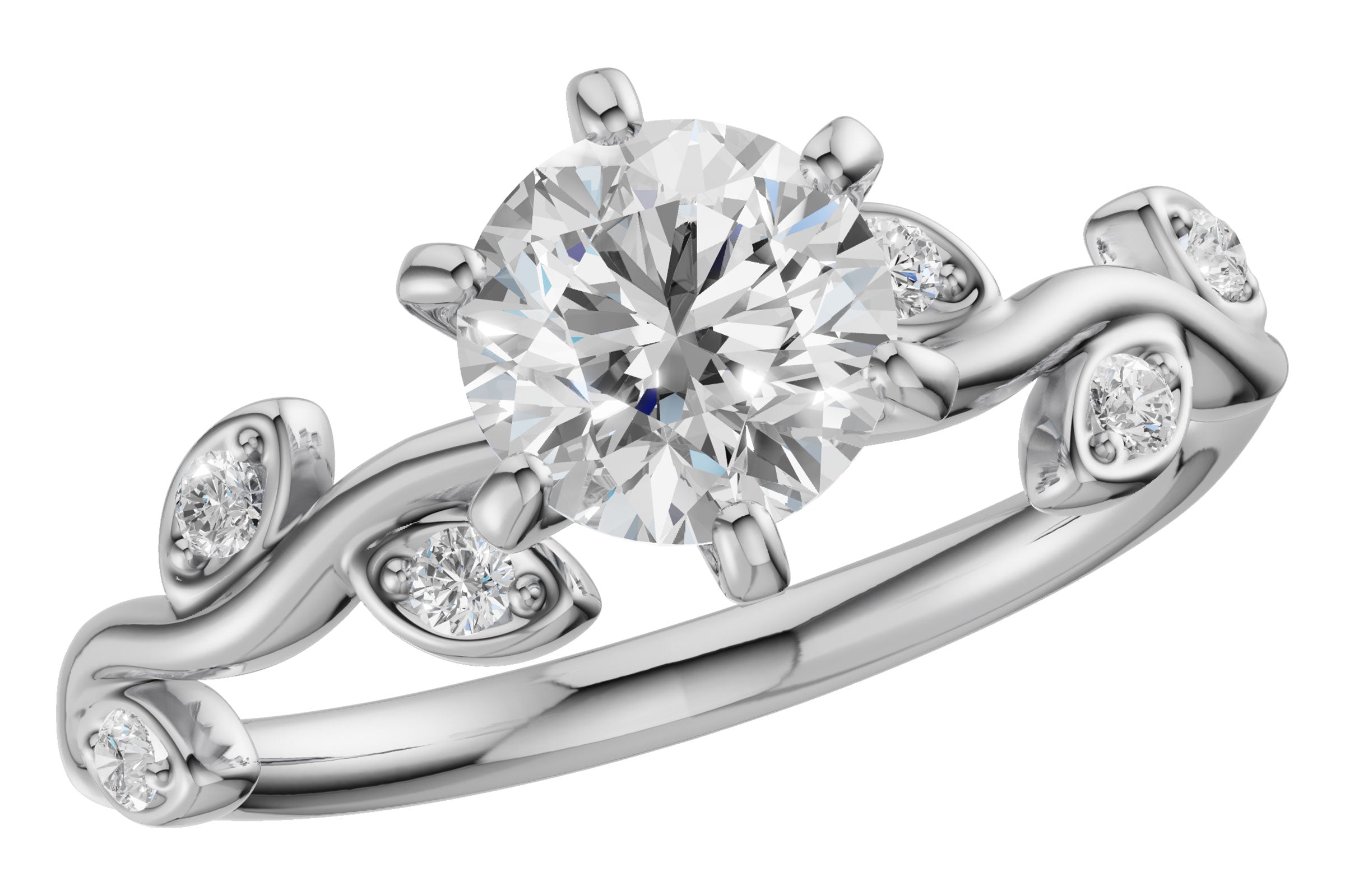 14KT Gold Semi-Mount Engagement Ring