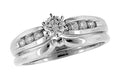14KT Gold Two-Piece Wedding Set