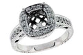 14KT Gold Semi-Mount Engagement Ring
