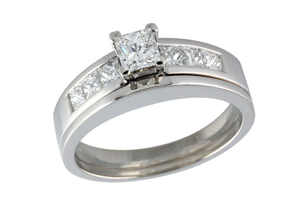 14KT Gold Two-Piece Wedding Set