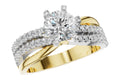 14KT Gold Semi-Mount Engagement Ring
