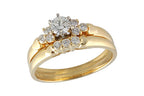 14KT Gold Two-Piece Wedding Set