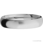 5 mm wide Domed Titanium band