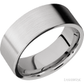 8 mm wide Flat Cobalt Chrome band
