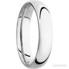 5 mm wide Domed Cobalt Chrome band