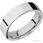 6 mm wide Flat Cobalt Chrome band