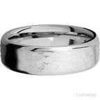 7 mm wide Beveled Cobalt Chrome band