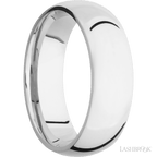 7 mm wide Domed Cobalt Chrome band