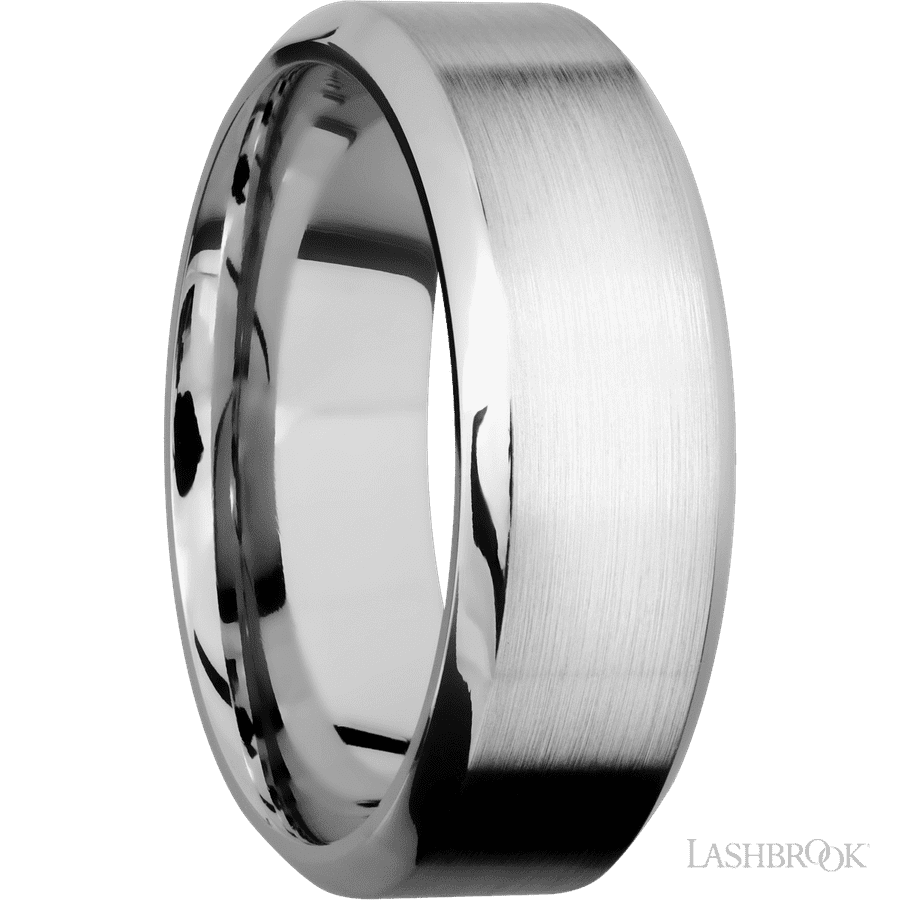 8 mm wide High Bevel Cobalt Chrome band