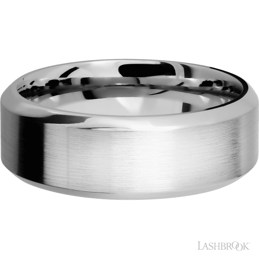 8 mm wide High Bevel Cobalt Chrome band
