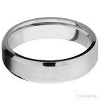 6 mm wide Beveled Platinum band