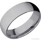 7 mm wide Domed Tantalum band