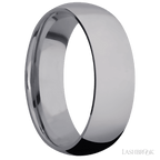 7 mm wide Domed Tantalum band