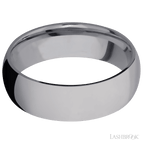 7 mm wide Domed Tantalum band