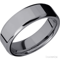 7 mm wide Beveled Tantalum band