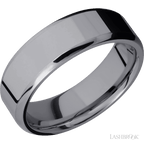 7 mm wide Beveled Tantalum band