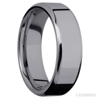 7 mm wide Beveled Tantalum band