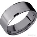 8 mm wide Beveled Tantalum band